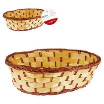 Cesta de palha oval decorativa 17 cm - ARTHOUSE