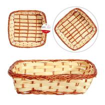 Cesta De Palha Quadrada Armenamento E Decoraçao 16Cm