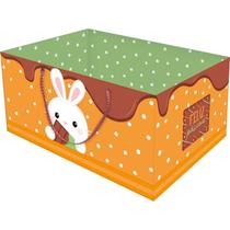 Cesta de papel caixote pascoa floquinho g packpel