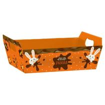 Cesta de Papel Chocolatier P 21,5X8X15CM Pacote com 4