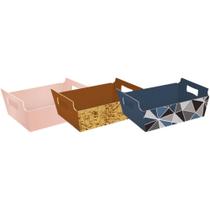 Cesta de Papel Decorada TAM M 22X15X9CM. PCT.C/10 - Packpel Cesta de Papel Decorada TAM M 22X15X9CM. PCT.C/10 - Packpel