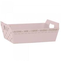 Cesta de Papel Essência Nude P 21,5X8X15CM Pacote com 04 Cesta de Papel Essência Nude P 21,5X8X15CM Pacote com 04