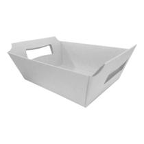 Cesta de Papel M 12,5X17X7cm - Branco - 10 Unidades - ASSK -