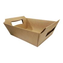 Cesta de Papel M 12,5X17X7cm - Kraft - 10 Unidades - ASSK -