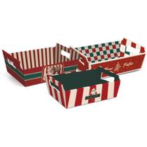 Cesta de Papel Natal M 22X15X9CM (S) PCT.C/10