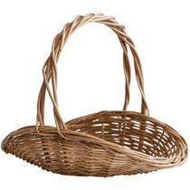 Cesta de Piquenique de Vime SHITOOMFE 28x23x24 cm com Alça Cesta de Piquenique de Vime SHITOOMFE 28x23x24 cm com Alça