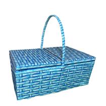 Cesta de Piquenique G Fibra Sintética 49x31x19