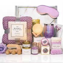 Cesta de Presente AHAGIFTREE Kit de Autocuidado Feminino 11 Peças