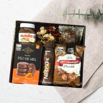 Cesta de Presente Aniversário Corporativa Funcionários Aroma a Chocolate Cesta de Presente Aniversário Corporativa Funcionários Aroma a Chocolate