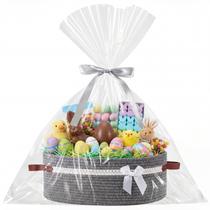 Cesta de Presente Colingmill Cinza 35x25x14 cm com Embalagem Cesta de Presente Colingmill Cinza 35x25x14 cm com Embalagem