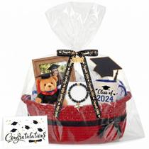 Cesta de Presente Colingmill Formatura 36x26x14 cm Vermelha