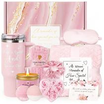 Cesta de Presente Conjunto Spa 13 Peças Tova's Creations Copo Térmico 1,2L