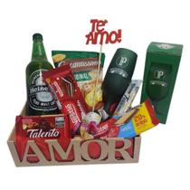 Cesta de Presente Criativa com Taça Especial Escolha seu Time