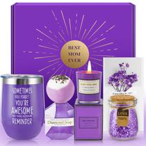 Cesta de presente de spa WECURATED Lavender Relaxing Self Care Box Cesta de presente de spa WECURATED Lavender Relaxing Self Care Box