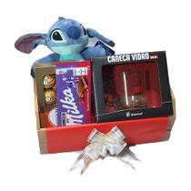 Cesta De Presente Stitch Com Caneca Te Amo