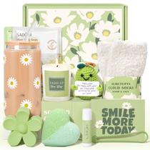 Cesta de presente Suhctuptx, conjunto feminino de autocuidado de 11 peças