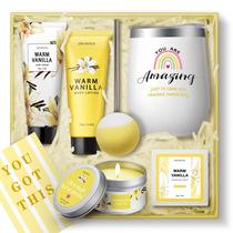 Cesta de presentes de spa LUCOTIYA Warm Vanilla Bath & Body Works Set Cesta de presentes de spa LUCOTIYA Warm Vanilla Bath & Body Works Set