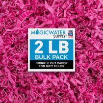 Cesta de presentes Filler MagicWater Pink 0,9 kg de papel enrugado Cesta de presentes Filler MagicWater Pink 0,9 kg de papel enrugado