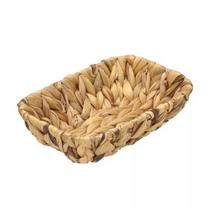 Cesta De Rattan Decorativa Retangular 23x15x6cm