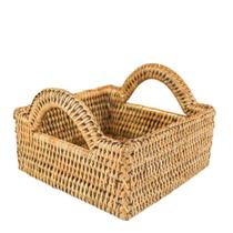 Cesta de Rattan Pecatu 23X23CM