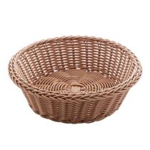 Cesta de Rattan Plástico Redonda 24 cm - Lyor