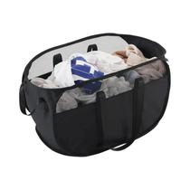 Cesta De Roupa Dobrável E Colapsável Com Alças Reforçadas Para Banheiro, Dormitório E Viagens