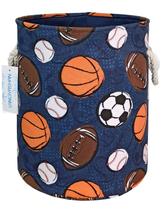 Cesta de Roupa Dobrável LANGYASHAN - Tecido Canvas - Estampa de Jogo de Boliche Cesta de Roupa Dobrável LANGYASHAN - Tecido Canvas - Estampa de Jogo de Boliche