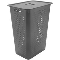 Cesta de roupas Ou 47L com tampa Cesta de roupas Ou 47L com tampa