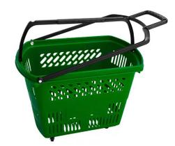 Cesta De Supermercado Compras Com Rodas Rodinhas 30Lts Cesta De Supermercado Compras Com Rodas Rodinhas 30Lts