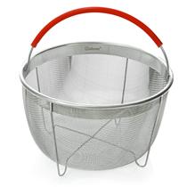 Cesta de vapor Salbree Original para panela instantânea de aço inoxidável de 8 litros