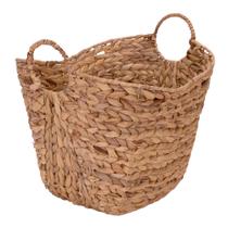 Cesta de vime Household Essentials ML-4002 Tall Water Hyacinth Cesta de vime Household Essentials ML-4002 Tall Water Hyacinth