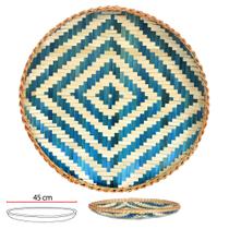 Cesta Decor Bambu Azul - Florarte
