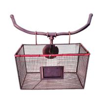 Cesta decorativa Aramada Bike Antiga Retrô