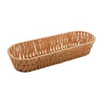 Cesta Decorativa De Papel E Metal Retangular Wolff Natural