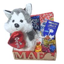 Cesta Dia Das Mães Com Milka, Cachorrinho, Placa