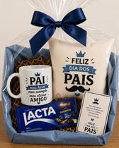 Cesta Dia dos Pais Completa: Caneca Exclusiva, Almofada Confortável e Bombons Deliciosos Cesta Dia dos Pais Completa: Caneca Exclusiva, Almofada Confortável e Bombons Deliciosos