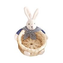Cesta Do Coelhinho Da Páscoa Mini Reutilizável Decorativa Para Armazenamento Em Casa Quarto Festival