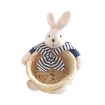 Cesta Do Coelho Da Páscoa Mini Reutilizável Decorativa Para Armazenamento Em Casa, Quarto, Festivais Cesta Do Coelho Da Páscoa Mini Reutilizável Decorativa Para Armazenamento Em Casa, Quarto, Festivais