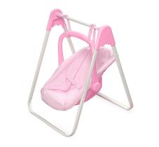 Cesta Doll Swing Carrier Badger ajustável para bonecas de 18 polegadas