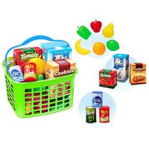 Cesta Feirinha Com Acessórios Mercadinho Infantil - Usual Brinquedos Cesta Feirinha Com Acessórios Mercadinho Infantil - Usual Brinquedos