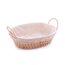 Cesta Fibra de Celulose com Forro Oval