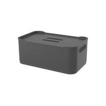 Cesta Fit C/Tampa Grande Cinza Escuro