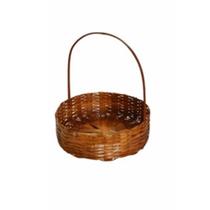 Cesta Fraldeira Redonda S/corda Bambu 0.25 Cor 02 25x7cm
