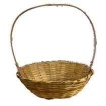 Cesta Galeto Pequena Bambu Decoraçao Presente Enfeite