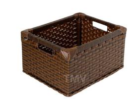 Cesta Gaveta Organizadora G Fibra Sintética 40,5x32,5x21- Indiano Cesta Gaveta Organizadora G Fibra Sintética 40,5x32,5x21- Indiano