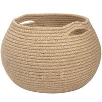 Cesta Goodpick Wicker redonda de juta 25x21 cm