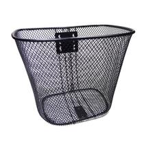 Cesta Grande em Aço Dianteira 21,3X23,3X31CM Aro 26 Preta Cesta Grande em Aço Dianteira 21,3X23,3X31CM Aro 26 Preta