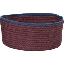 CESTA HOME&CO TECIDO 25x25x25cm AZUL