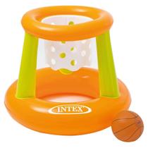 Cesta Inflável De Basquete Flutuante Piscina Infantil com Bola Inetx 58504 67x55cm