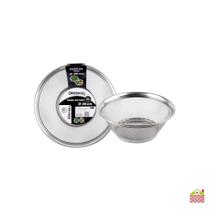 Cesta Inox 28cm de Diâmetro Resistente Higiênica Versátil Cozinha Serviço de Mesa